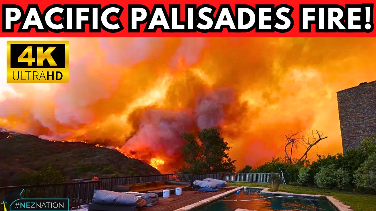 🚨Live Coverage: Fire burns in Pacific Palisades as dangerous windstorm slams Southern California