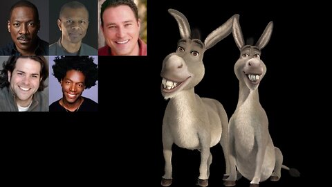 Animated Voice Comparison- Donkey (Shrek)