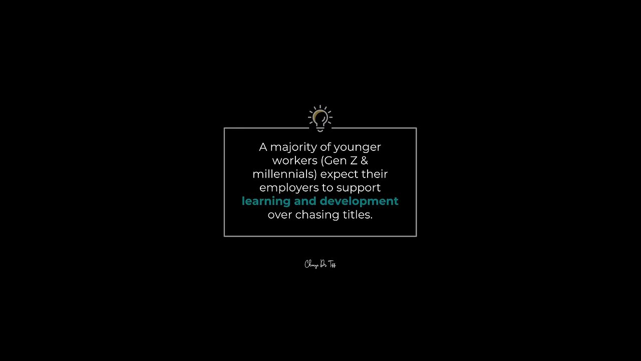 Learning and development matter.