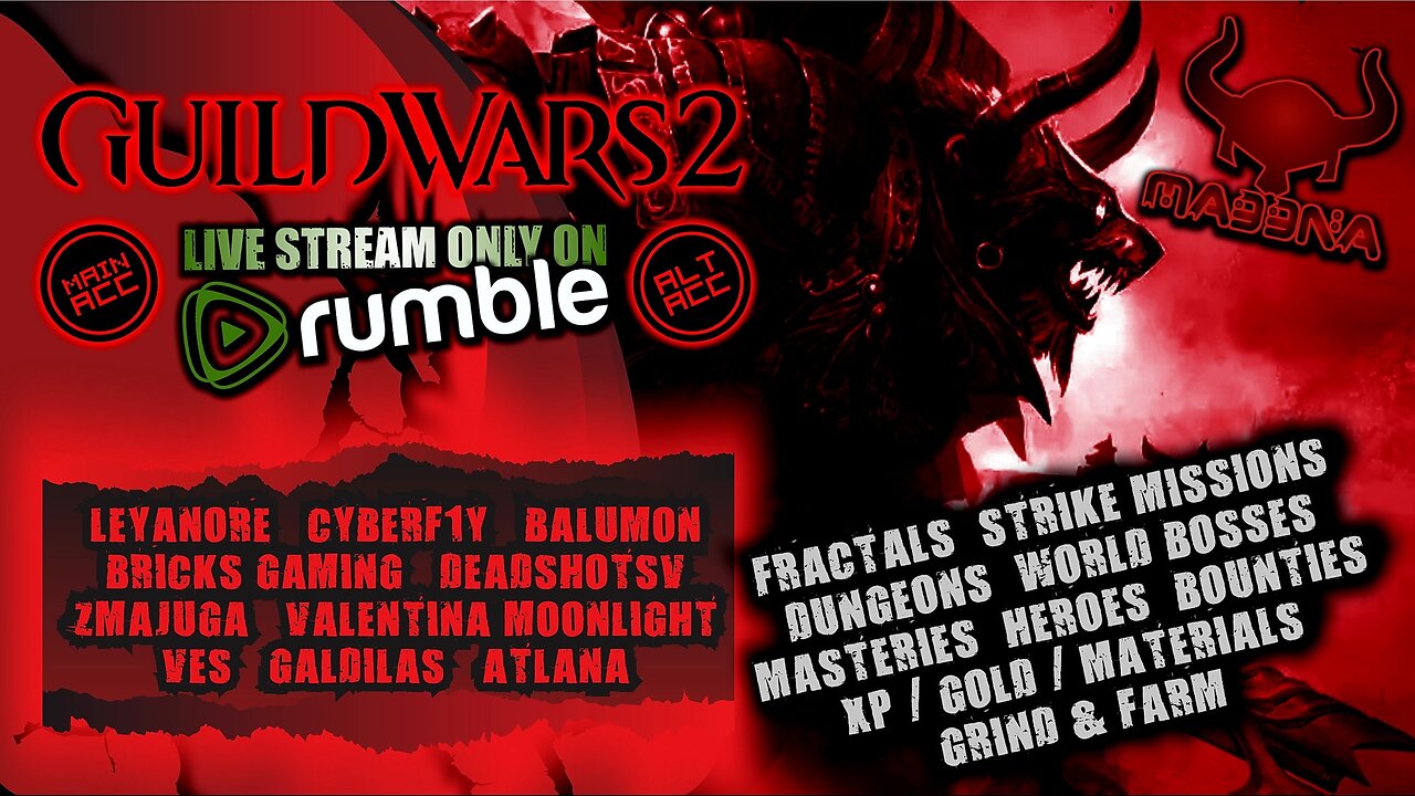 GUILD WARS 2 MASH UP 02 COOP ft Leyanore, BaLuMon & Cyberf1y + Atlana