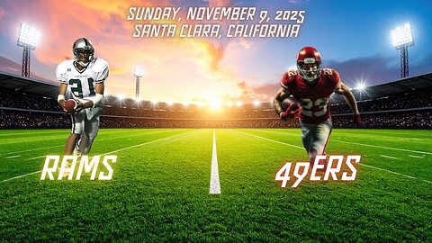 Los Angeles Rams @ San Francisco 49ers, Week 10, Diggin' Deeper Into the NFL