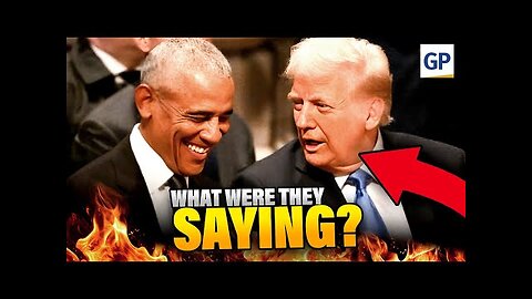 What Did TRUMP Tell OBAMA? Theories SWIRL After Funeral | Elijah Schaffer