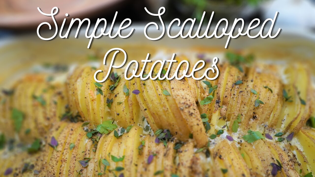 Simple and EASY Scalloped Potatoes Recipe