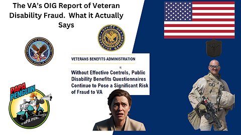 The VA OIG report looking for veteran fraud never actually looked for fraud