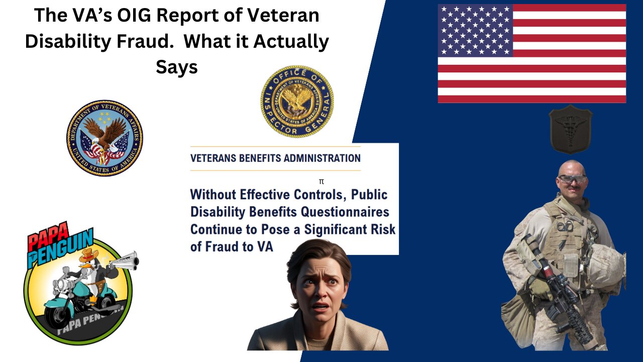 The VA OIG report looking for veteran fraud never actually looked for fraud