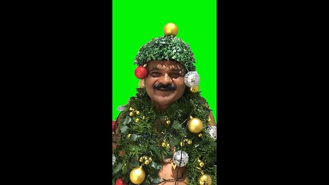 Merry Christmas Indian Guy | Green Screen