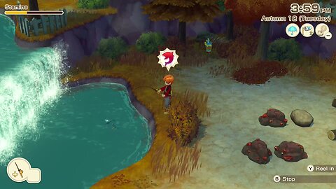 Story of Seasons: Grand Bazaar - Black Carp Guardian Fish Caught