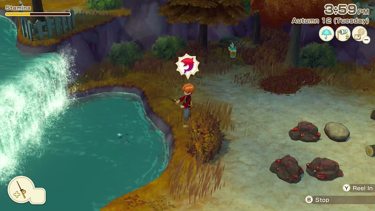 Story of Seasons: Grand Bazaar - Black Carp Guardian Fish Caught