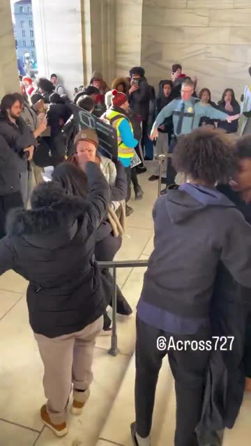 Black children diversifying city hall