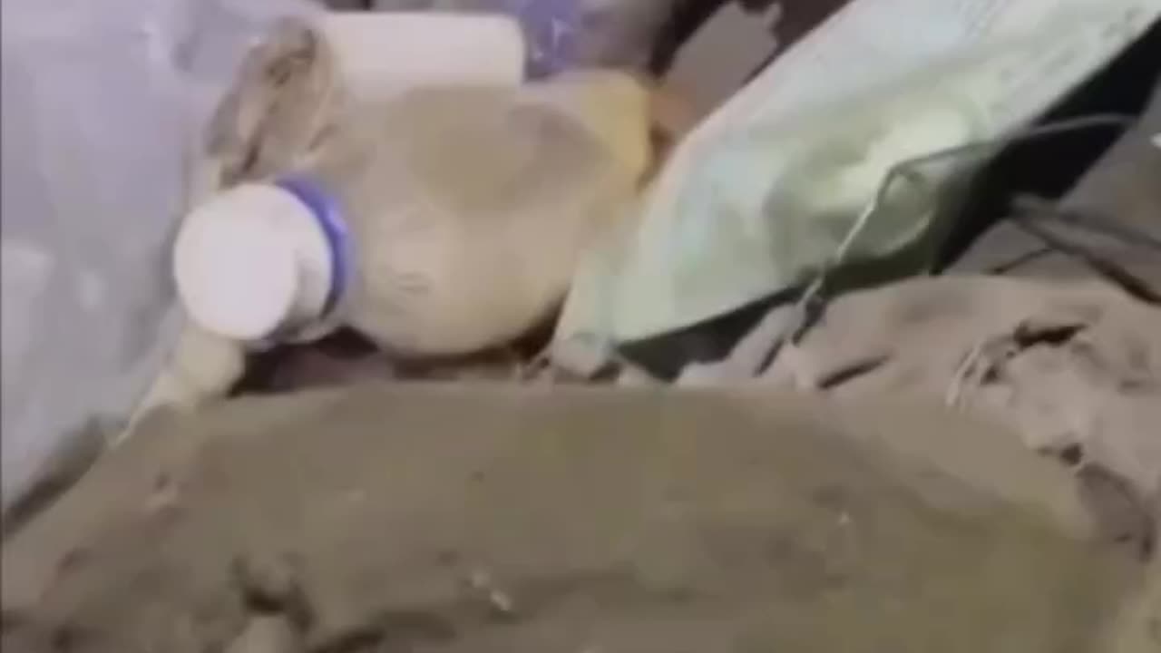 Delusional Russian Soldier Says Hello to Dead Comrades As He Enters Storm Drain(Content Warning)