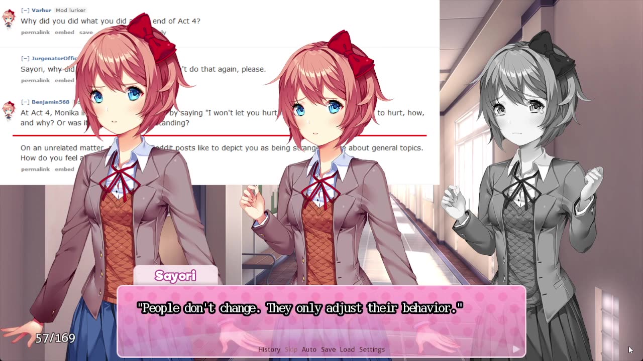 Sayori's Pet Can - Interview Club! Pt.55