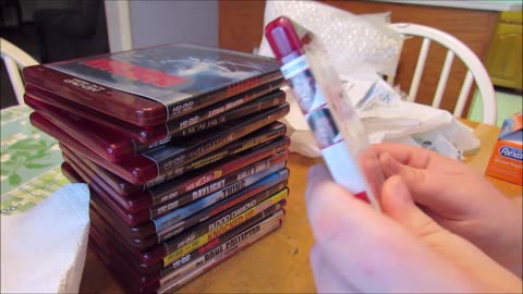 [ClickingFenix Ent] Opening Moldy HD DVDs... DISGUSTING!