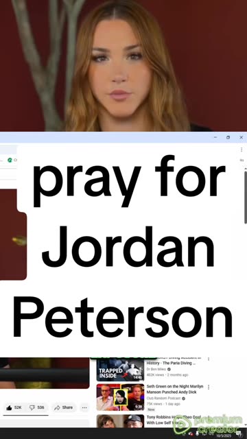 Jordan Peterson is in trouble