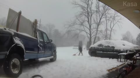 Neighbor's Truck Starts Rolling Away