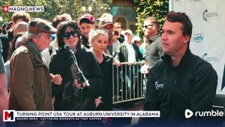 🇺🇸 Eric Trump and Benny Johnson join Turning Point USA Tour at Auburn University in Alabama [LIVE]