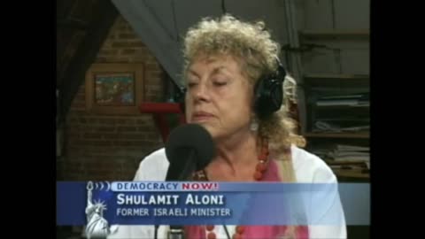Shulamit Aloni, Israeli legislator on Anti Semitism