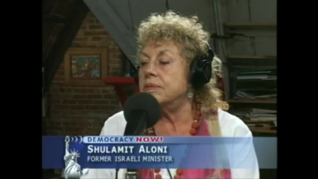 Shulamit Aloni, Israeli legislator on Anti Semitism