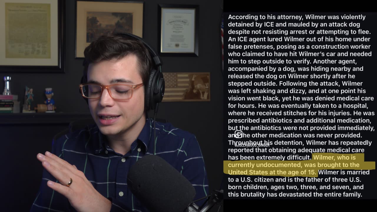 Jolly Good Ginger DEBUNKED While Inciting VIOLENCE Against ICE