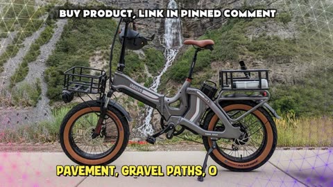 MIHOGO One Electric Bike 750W Motor 48V 16AH Battery 20 inch Fat Tire Electric Bike