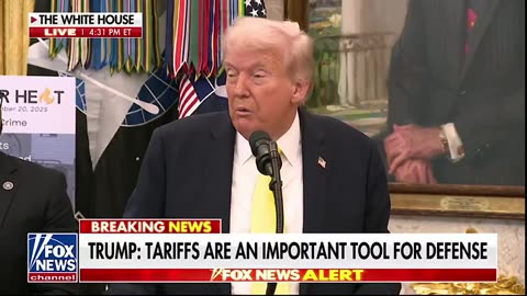 President Trump says that he will GO to the Supreme Court to WATCH their ruling on his Tariff Power.