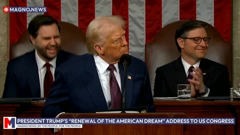 President Trump's «RENEWAL of the AMERICAN DREAM» Address to US Congress (March 04, 2025) [LIVE]