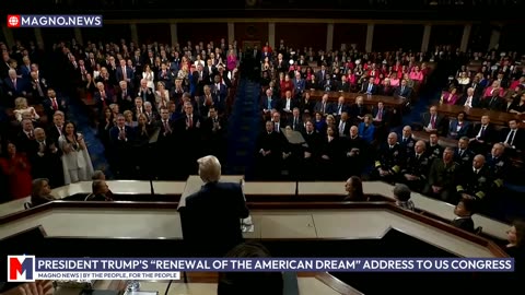 President Trump's «RENEWAL of the AMERICAN DREAM» Address to US Congress (March 04, 2025) [LIVE]