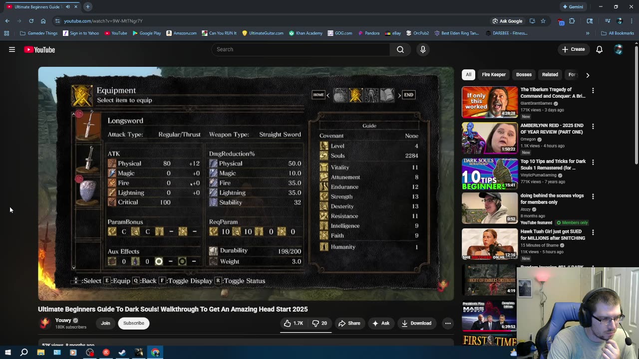 Dark Souls | First Playthrough | Death = 10 Pushups