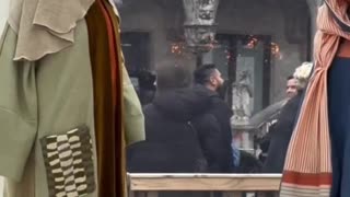 The nativity scene in Brussels is faceless to make it more inclusive and avoid offending Muslims.