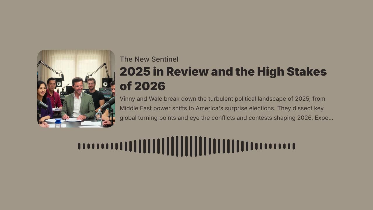 The year in review (2025) politically.