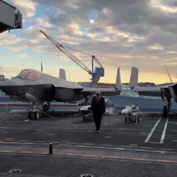 Navy Sailors went absolutely WILD for President Trump