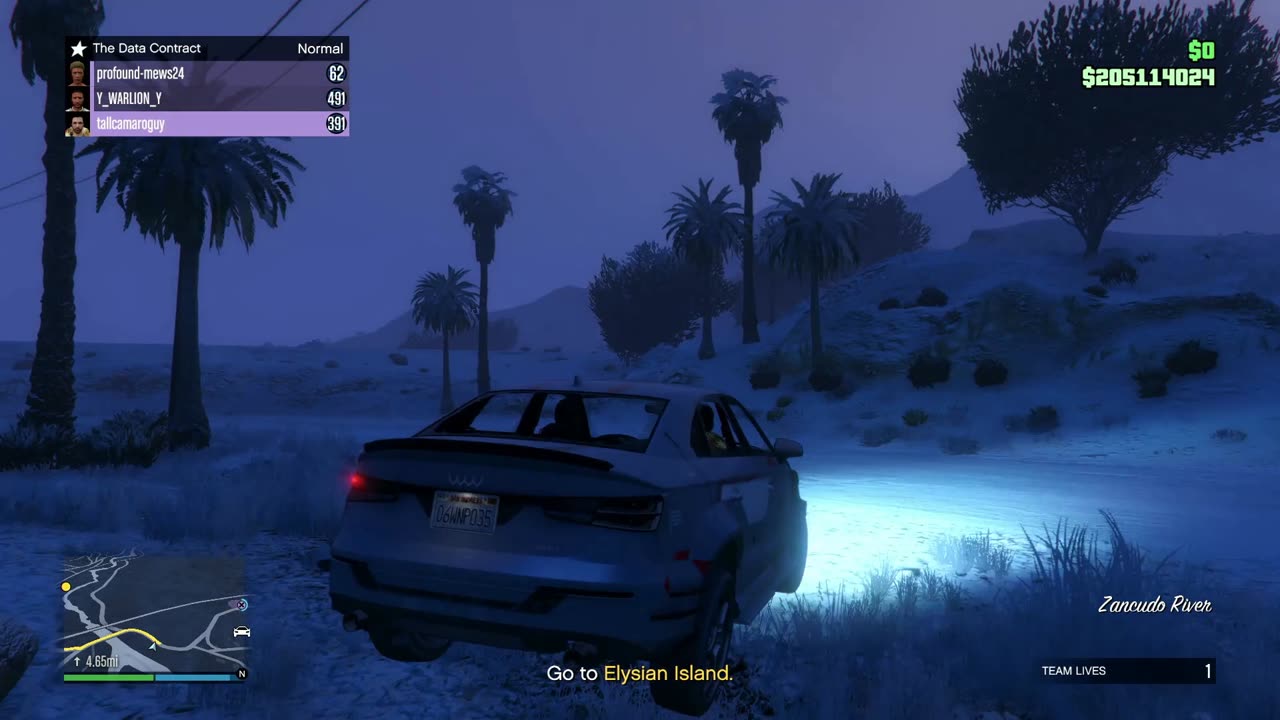 GTA 5, the data contract