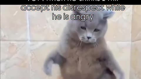 When he thinks i will accept his disrespect