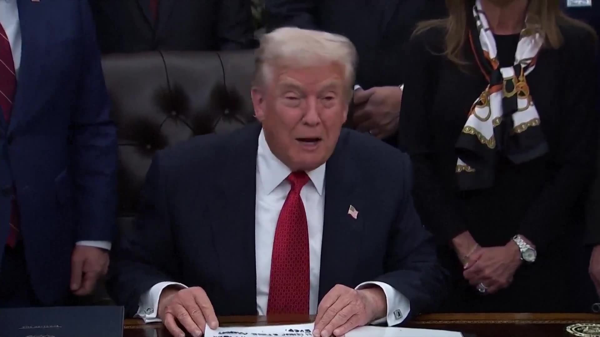 BACK IN BUSINESS: Trump Delivers Remarks After Signing Bill to Reopen Government