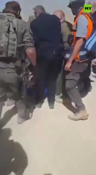 Anti-war activists entered the Gaza border area during a protest against the continuation of war