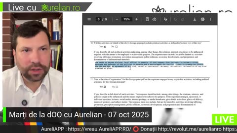 Marți de la dOO cu Aurelian - 7 oct 2025