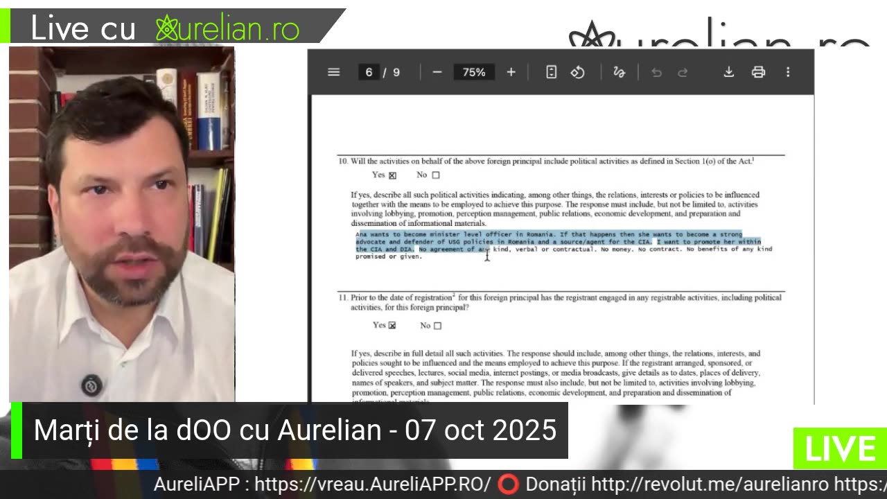 Marți de la dOO cu Aurelian - 7 oct 2025