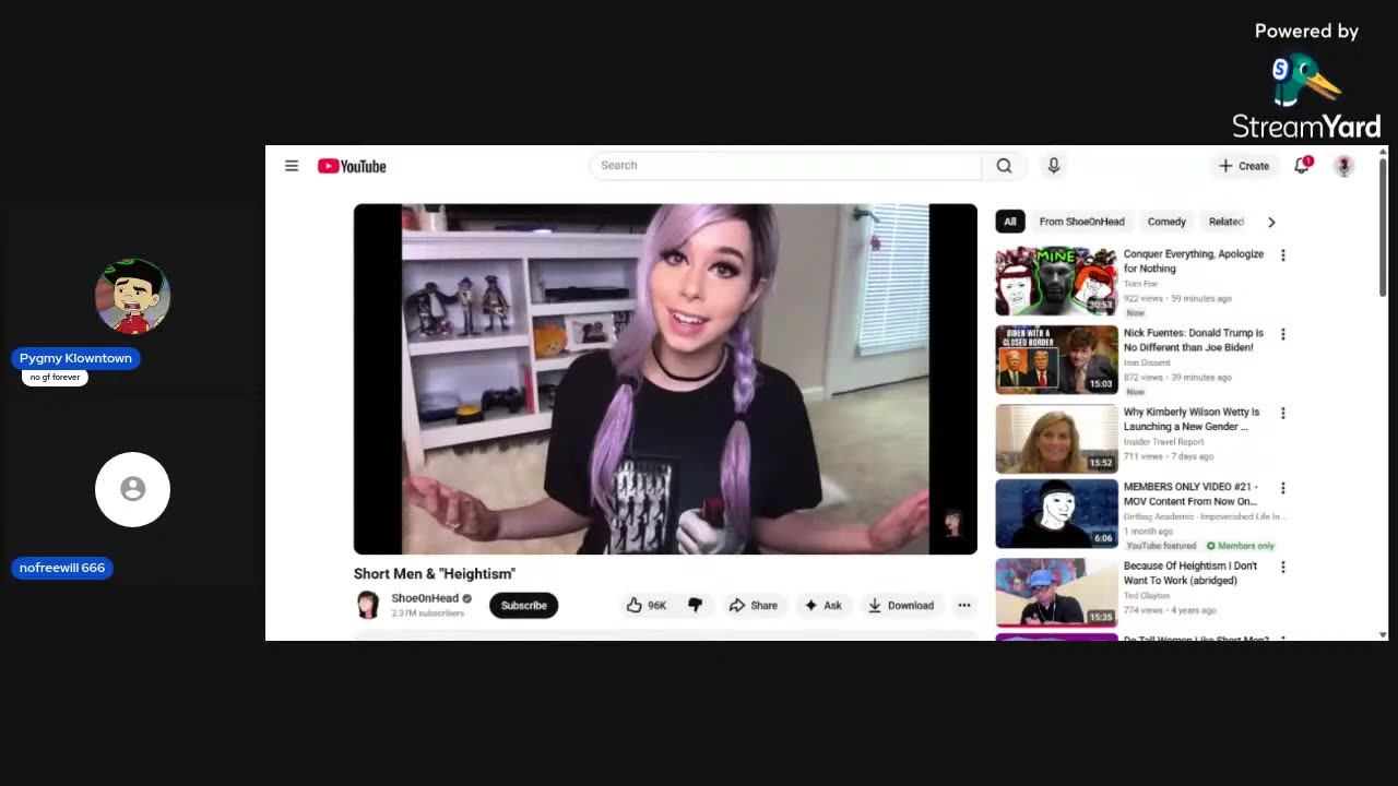 I hate the term "short king" with nofreewill