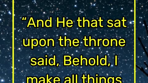 Revelation 21:5