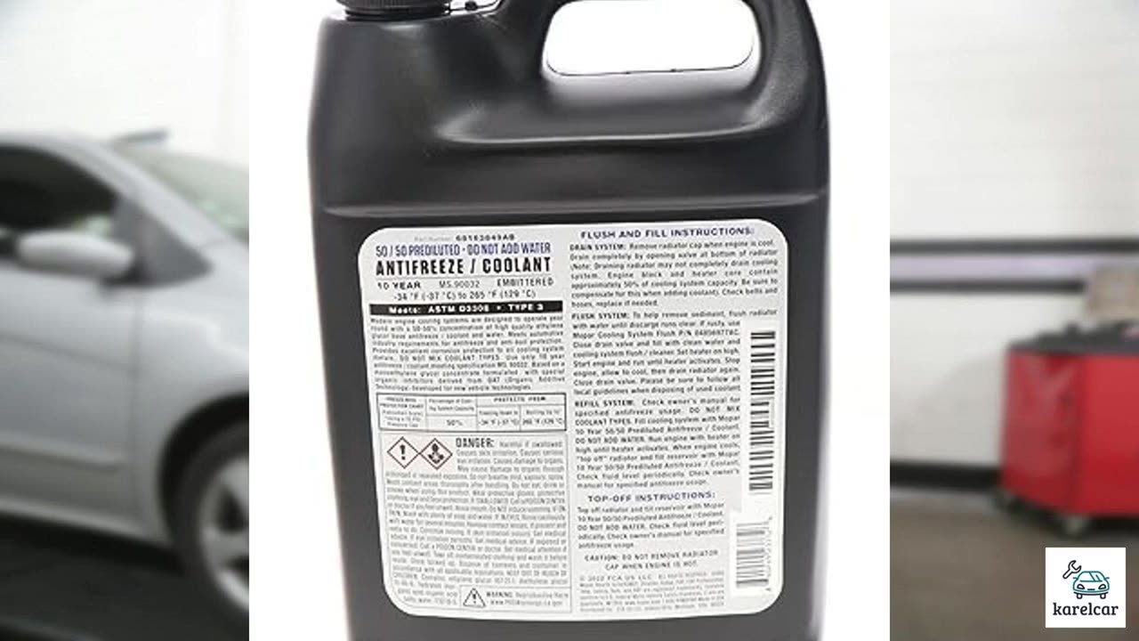 Mopar 10 Year/150,000 Mile Coolant 50/50 Premixed
