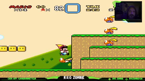 Super Mario World Playthrough Donut Plains 1 (Alternate Exit)