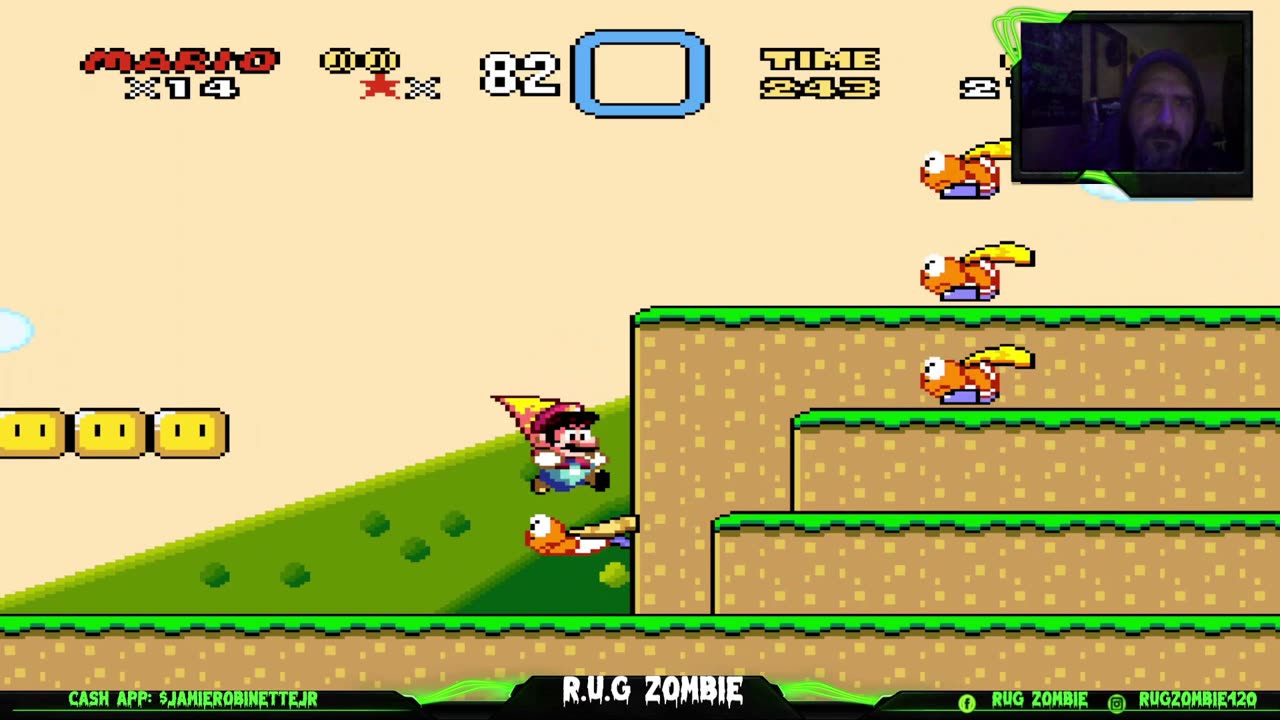 Super Mario World Playthrough Donut Plains 1 (Alternate Exit)