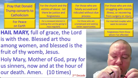 Mary's Daily Live Holy Rosary Prayer at 8:00 p.m. EST 01/17/2026