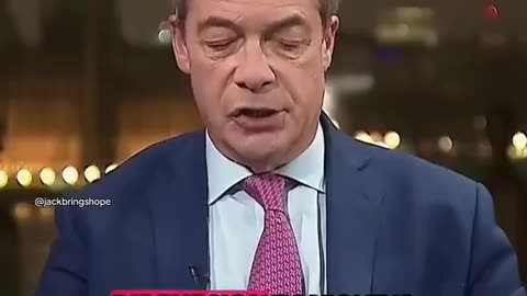 🚨🇬🇧NIGEL FARAGE: WHITES ARE A MINORITY IN THE 3 BIGGEST..n