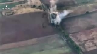 Multiple Tanks and APCs Lit Up While Crossing Open Land