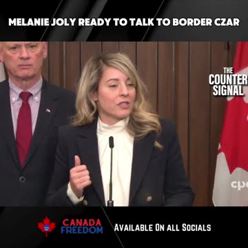 Melanie Joly Ready to Speak on Tariffs with the USA