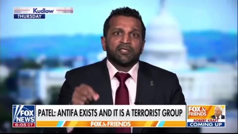 Patel - Antifa exists and it is a terrorist group