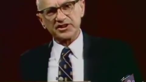 Milton Friedman nail it in 1978