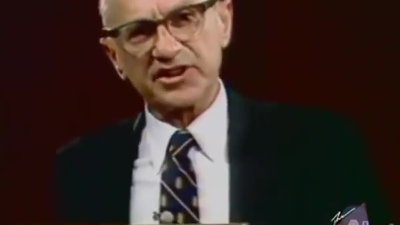 Milton Friedman nail it in 1978