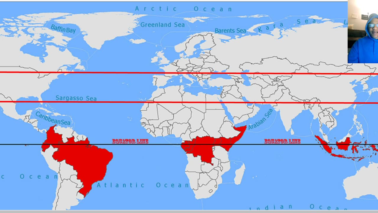 Did you know that all life started at 0° on the equator.