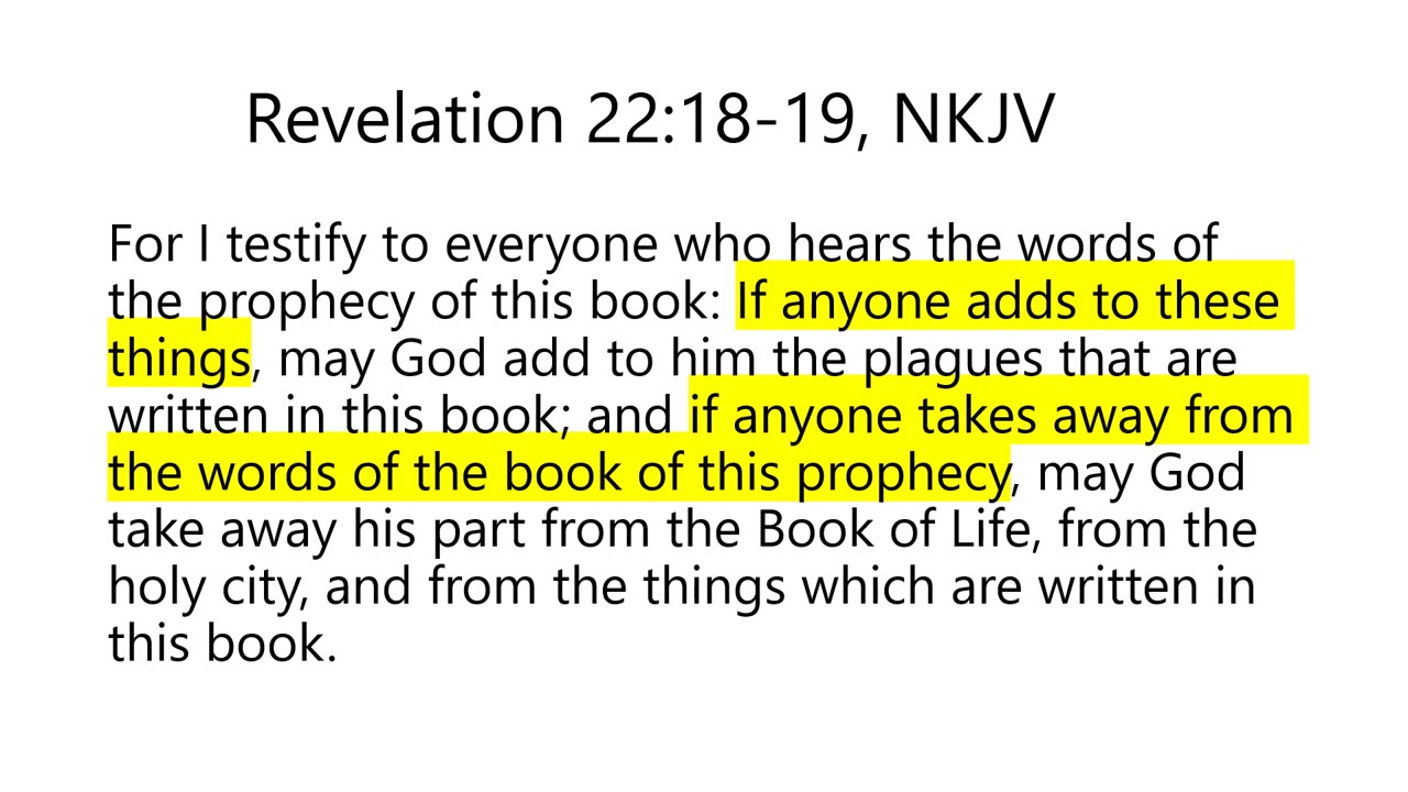 CatWithQuestions Episode4: Revelation 22:18-19